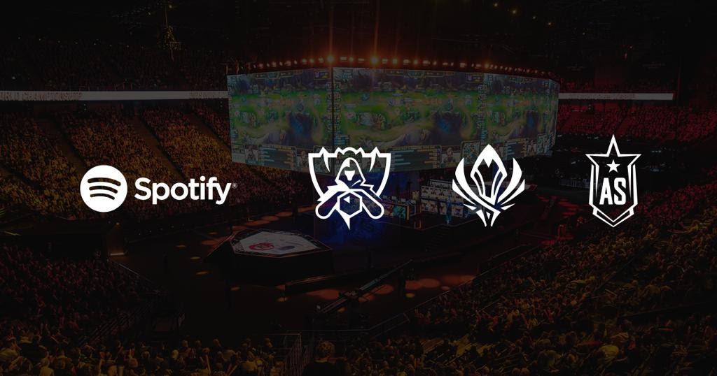 Riot Games y Spotify anunciaron una asociación por varios años para los eventos mundiales de esports de LoL empezando este 25 de Septiembre