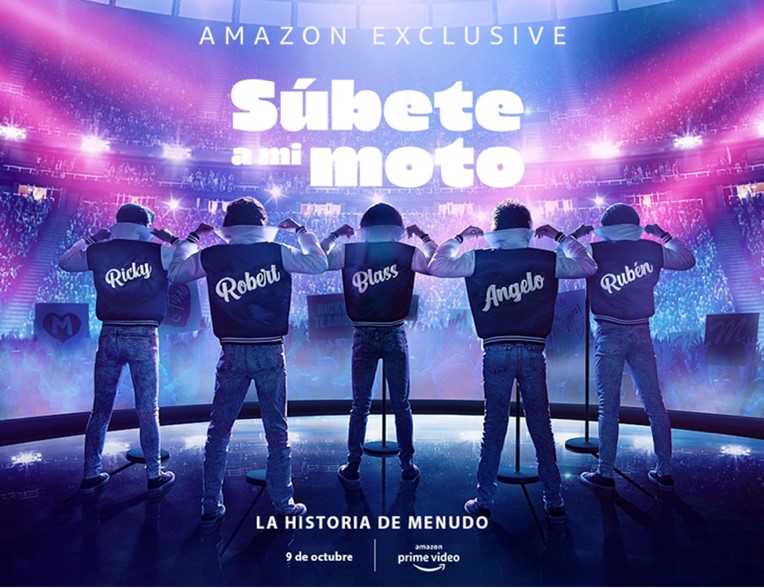 Amazon Prime Video anunció que Súbete A Mi Moto, la serie de 15 episodios sobre la historia del grupo puertorriqueño Menudo