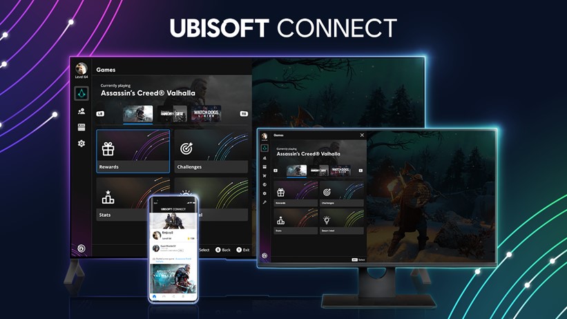 Ubisoft anuncia que su ecosistema existente de servicios de jugadores, Uplay y Ubisoft Club, serán refescados y expandidos como Ubisoft Connect.