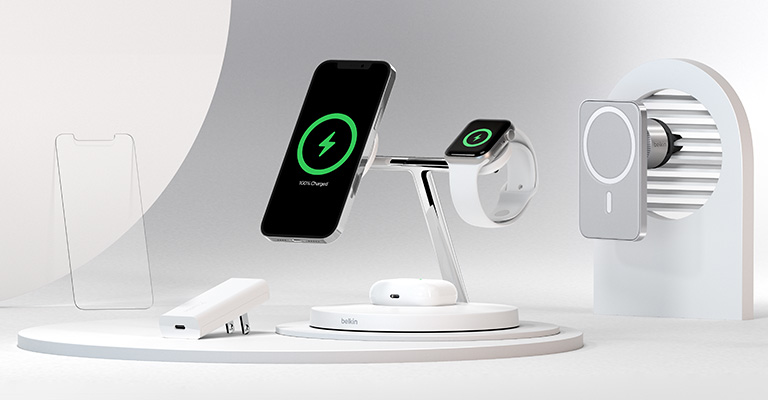 Belkin anunció  cuatro nuevos productos en sus categorías de energía móvil, protección de pantalla y accesorios diseñados para los nuevos iPhone 12