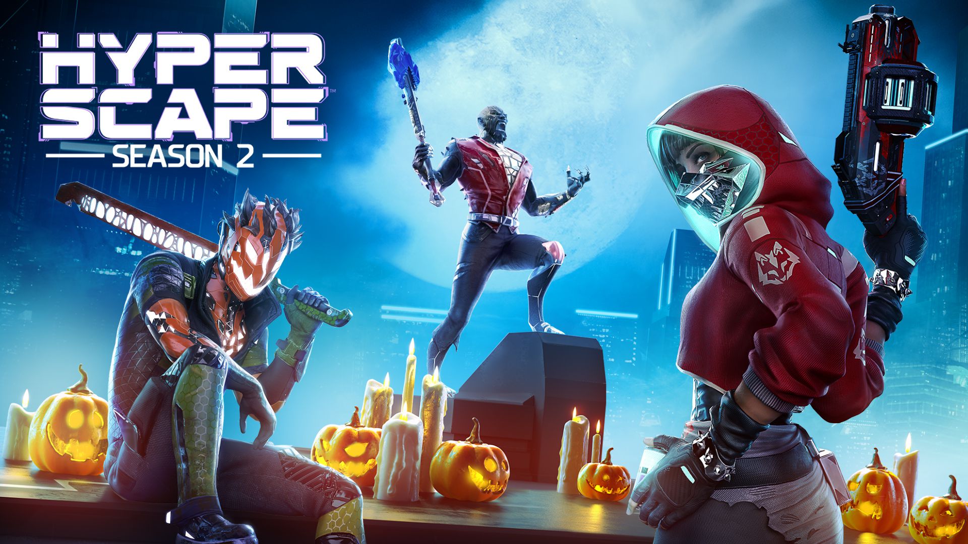 Ubisoft anuncia que Halloween ha llegado a Hyper Scape, tomando las riendas de Neo Arcadia desde el 20 de octubre hasta el martes 3 de noviembre