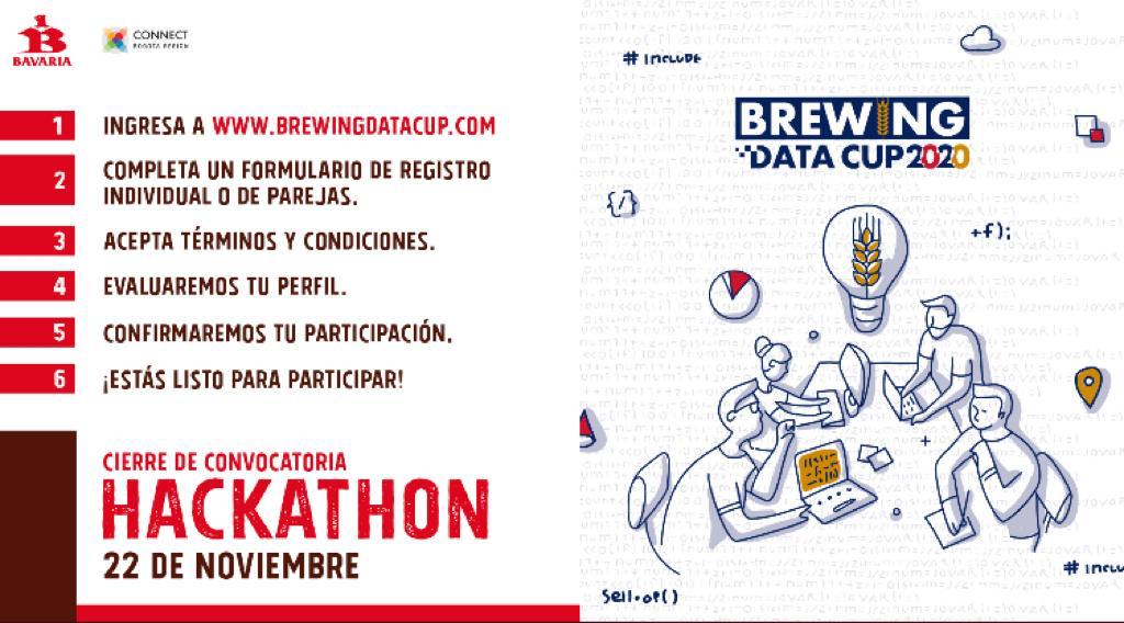 Bavaria lanzó la convocatoria de la primera edición de Brewing Data Cup, un Hackathon en ciencia de datos que busca incentivar las capacidades de emprendimiento e innovación entre el talento emergente colombiano.