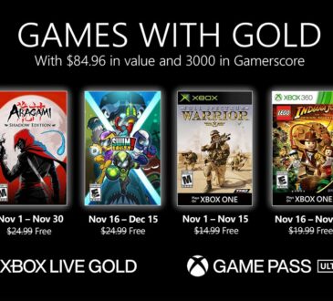 Acá tenemos los nuevos juegos que llegan a Games with Gold para diciembre en Xbox One y Xbox Series X|S