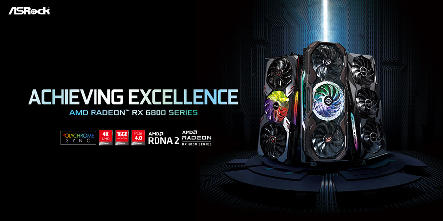 ASRock anunció el lanzamiento de sus tarjetas gráficas de la serie AMD Radeon RX 6800, que incluyen: Taichi, Phantom Gaming y la serie Challenger.