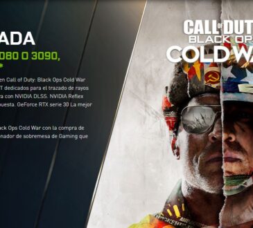 Compra una, GeForce RTX 3080 y/o GeForce RTX 3090 para obtener una copia de la edición estándar de Call of Duty: Black Ops Cold War antes del 11/01/2021