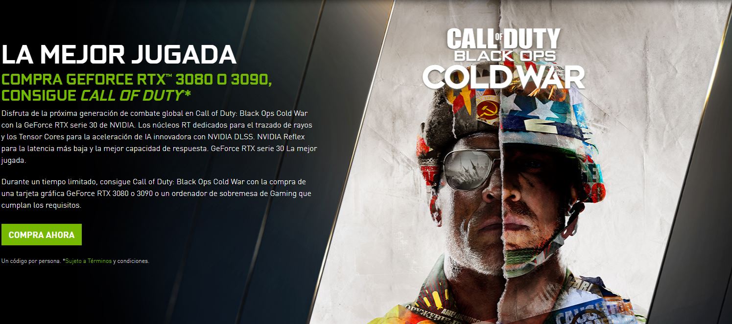 Abolido tablero sagrado Nvidia extiende el bundle de Call of Duty: Black Ops Cold War - MastekHW