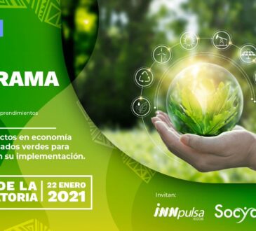 iNNpulsa Colombia y la Fundación SOCYA, en alianza con la Oficina de Negocios Verdes del MInisterio de Ambiente y Desarrollo Sostenible, presentan el programa iNNpulsa ECOS.