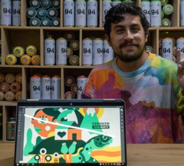 Intel, la empresa colombiana Terramarte y el artista urbano Ceroker se unieron en la creación del proyecto denominado +Vida –Plástico.