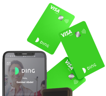 DING, lanza al mercado su nueva Tarjeta Débito Visa, la cual está diseñada para que todos aquellos pequeños y medianos comerciantes y emprendedores