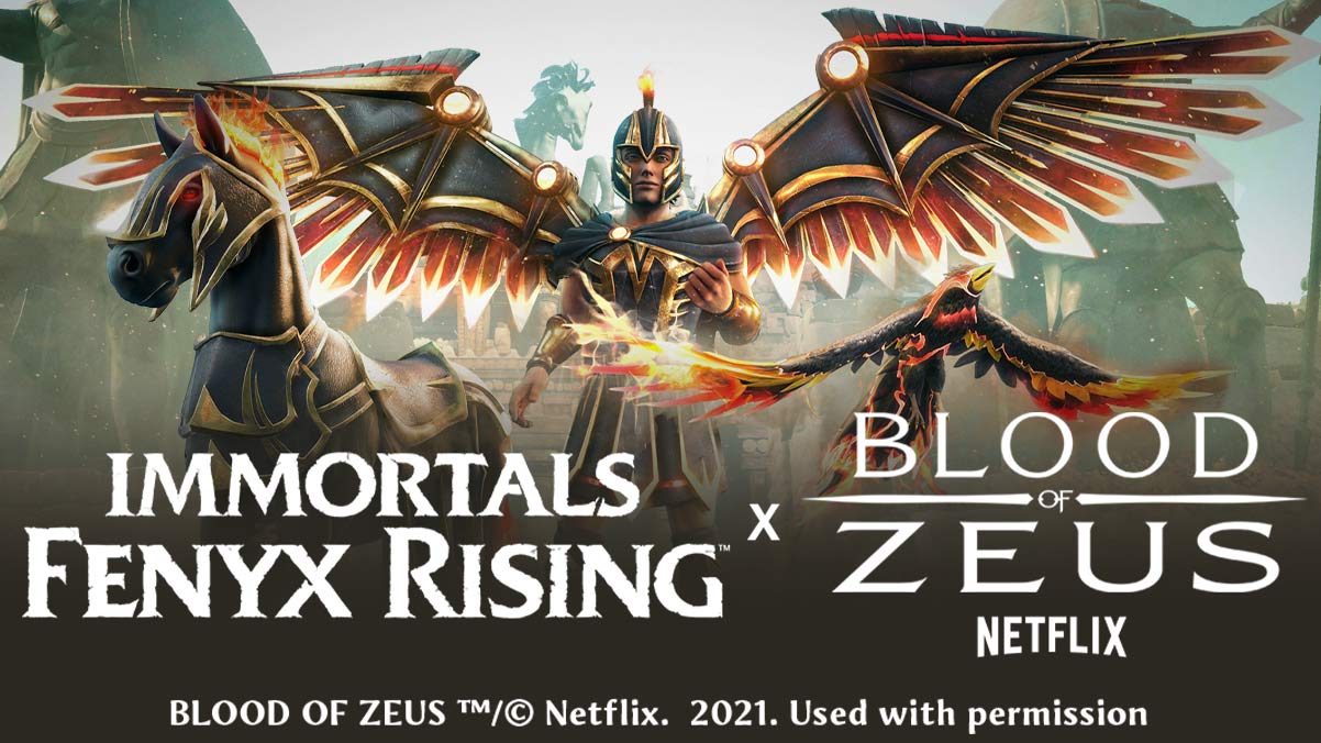 Desde este momento, los jugadores podrán experimentar el crossover por tiempo limitado entre Blood of Zeus e Immortals Fenyx Rising.