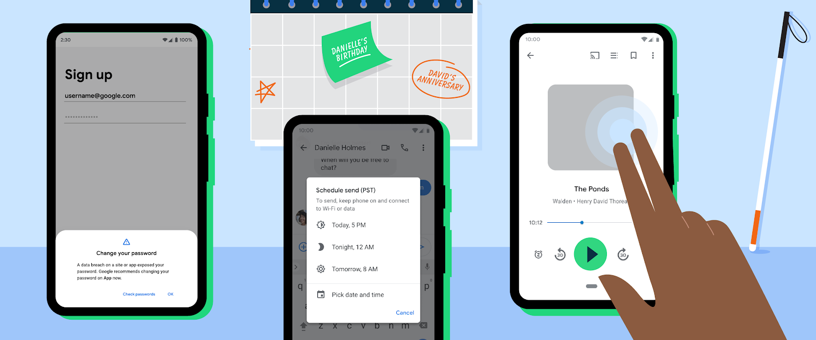 Recientemente Google presento a los usuarios de Android funciones como Emoji Kitchen y audiolibros narrados automáticamente.