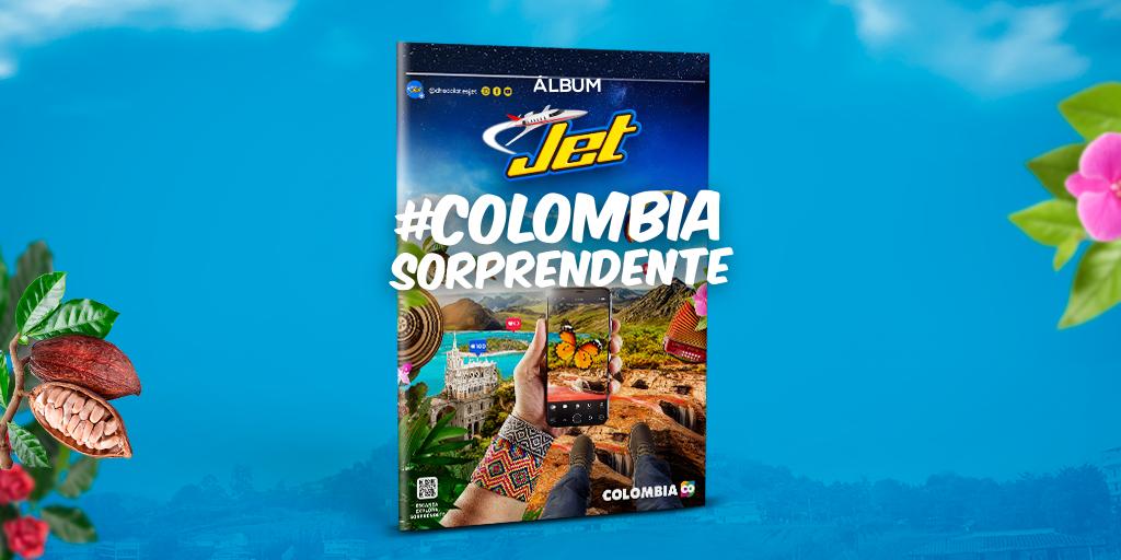 La Compañía Nacional de Chocolates anuncia el lanzamiento de su nuevo Álbum Jet #ColombiaSorprendente, un recorrido por Colombia.