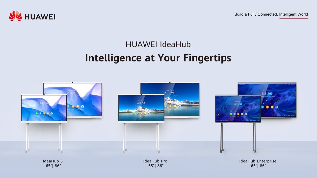 Huawei lanzó oficialmente IdeaHub, una herramienta de productividad para impulsar la oficina inteligente en América Latina.
