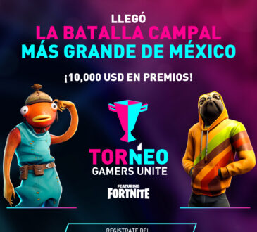  Gamers Unite podrás ver y participar en contra de los oponentes más fuertes de Latinoamérica en los mejores juegos competitivos.