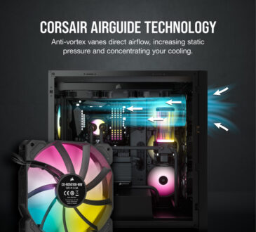 CORSAIR anunció el lanzamiento de una nueva gama de ventiladores de refrigeración RGB de rendimiento, la iCUE SP RGB ELITE Series.