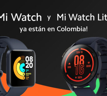 Xiaomi presenta de manera oficial en Colombia Mi Watch y Mi Watch Lite, dos de sus wearables más conocidos y demandados a nivel global