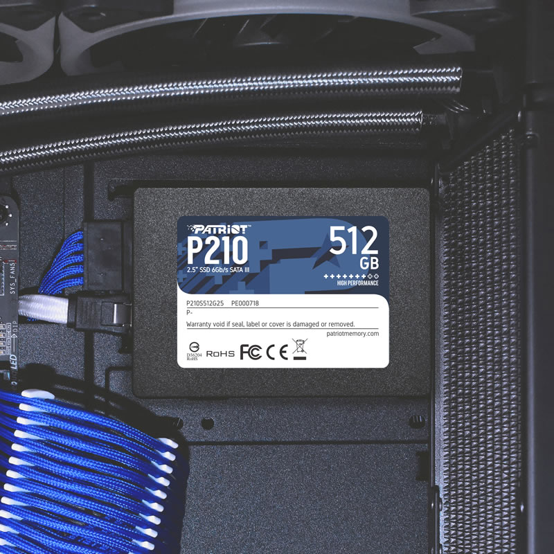 PATRIOT, líder mundial en memoria, SSD y soluciones de almacenamiento flash, presenta su nuevo SSD P210, de 2.5”, interno SATA 3 y de 512GB en el país.