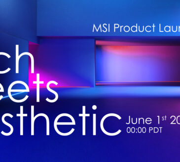 MSI va a celebrar un nuevo lanzamiento de productos en línea el 1 de junio. Diseñado a medida para jugadores y creadores