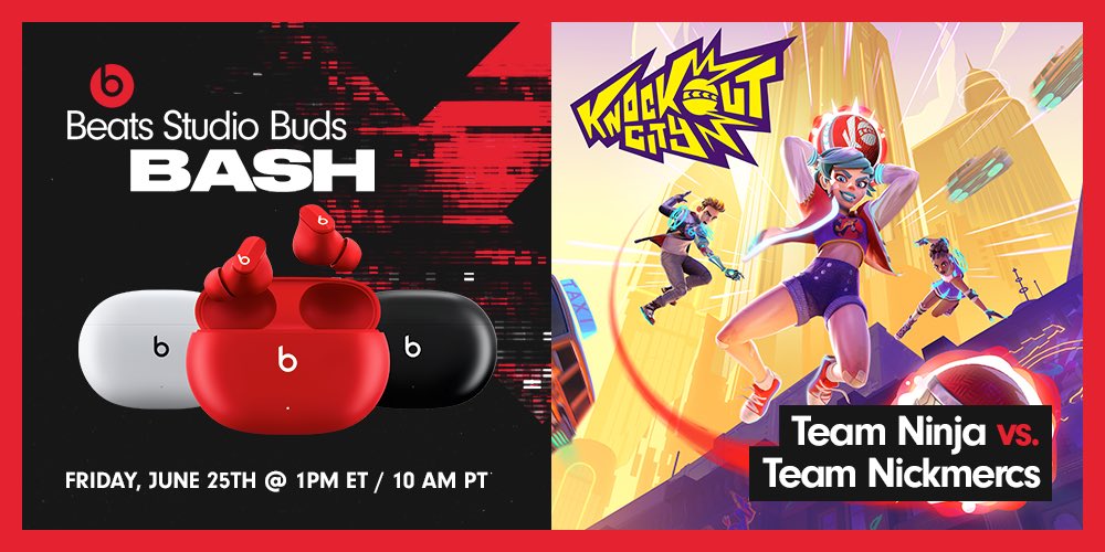 Beats y Electronic Arts anunciaron el "Beats Studio Buds Bash", un evento en vivo completamente nuevo que presenta a los streamers