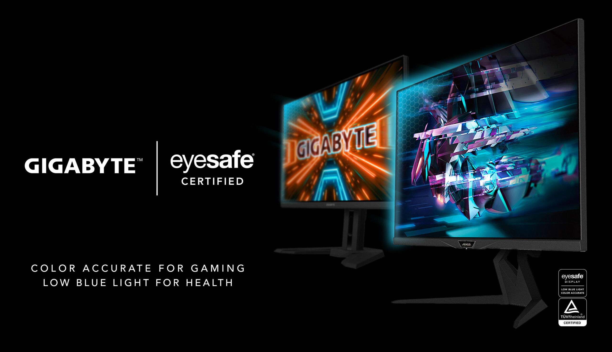 Eyesafe anunció que GIGABYTE ha certificado con éxito cinco monitores de juegos que cumplen con los Estándares de Visualización Eyesafe.