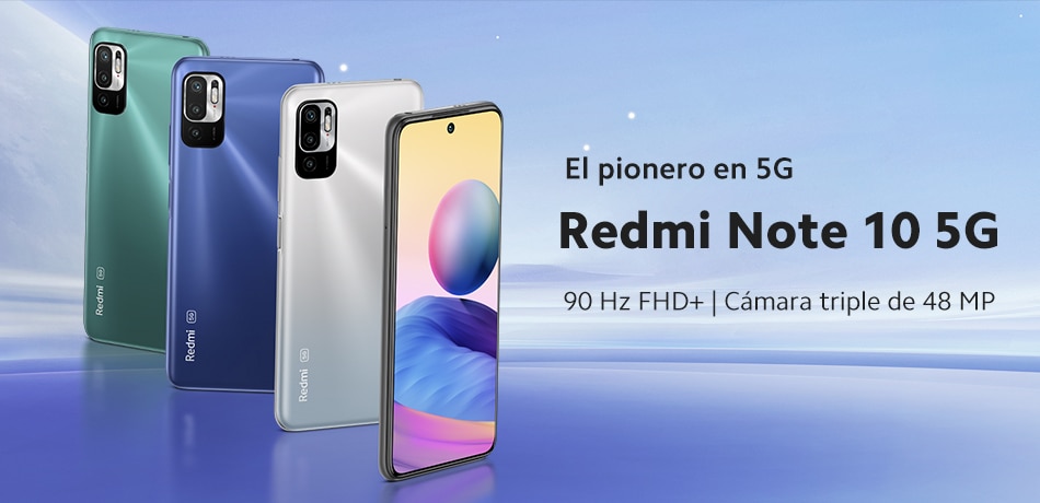 Xiaomi presenta en Colombia el último miembro de la familia Redmi Note 10: se trata del Redmi Note 10 5G, uno de los smartphones 5G