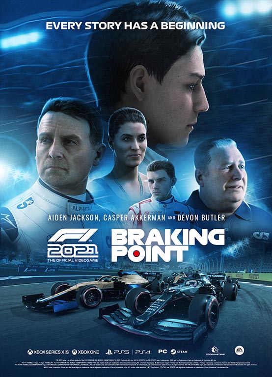 Codemasters y EA SPORTS ofrecen un acercamiento a los protagonistas que lideran Braking Point, la nueva y emocionante experiencia de F1 2021.