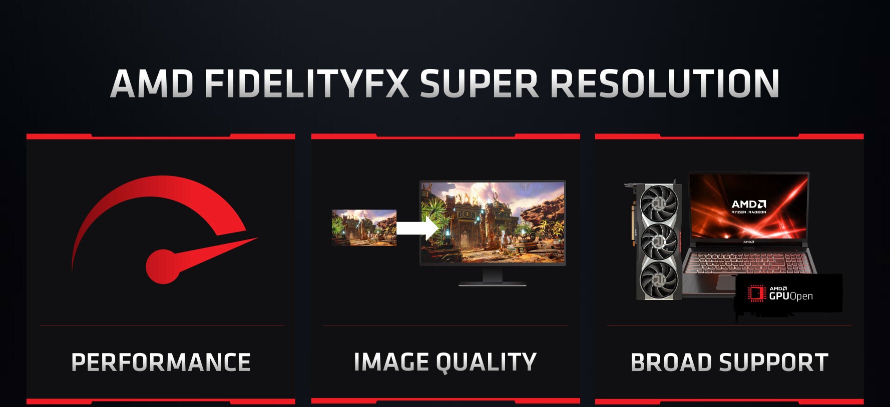 AMD finalmente hizo un gran anuncio sobre su ambiciosa tecnología FidelityFX Super Resolution (FSR), el rival de DLSS de Nvidia