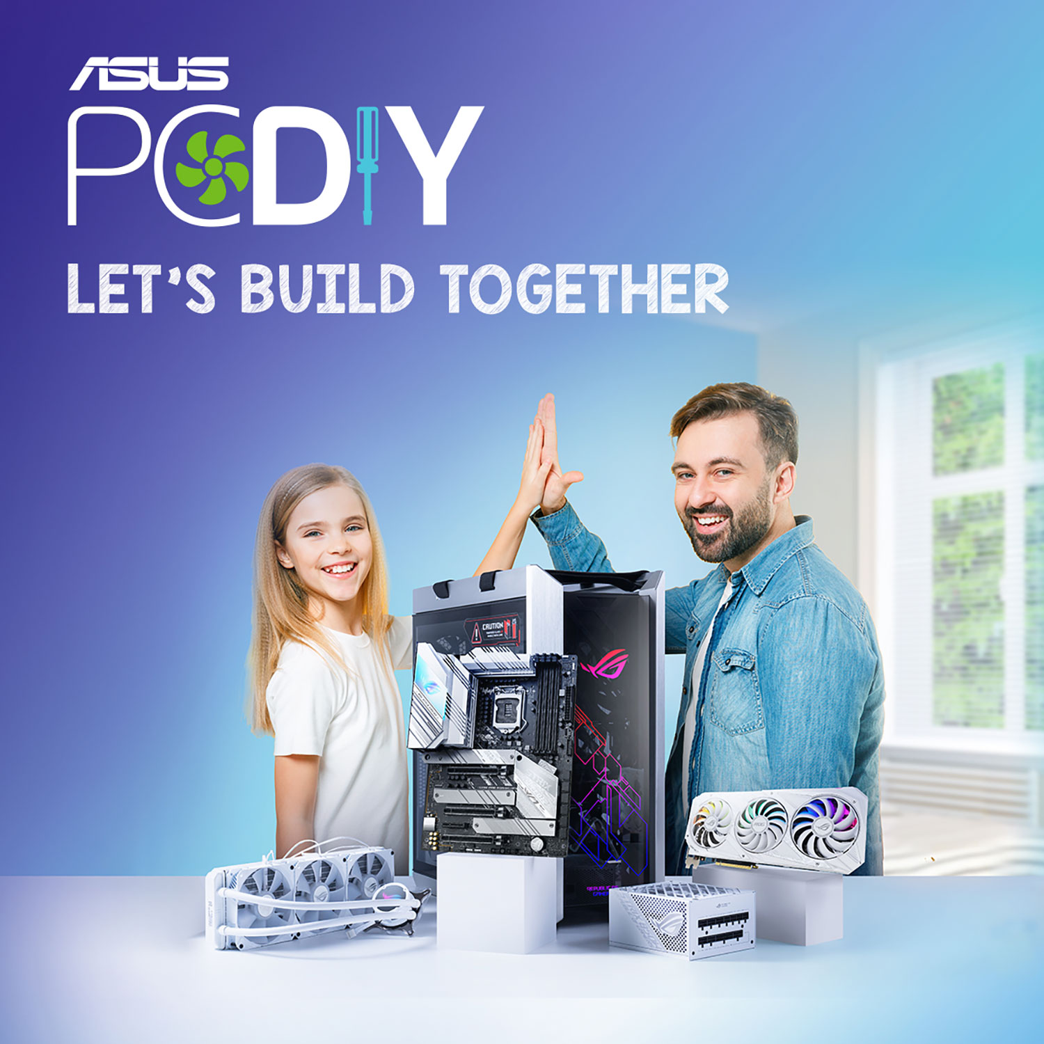 ASUS ha anunciado el lanzamiento de la campaña Let's Build Together PC DIY (Construyamos juntos el PC) para su comunidad
