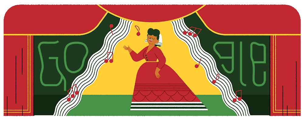 El Google Doodle de hoy 6 de julio celebra el 175º cumpleaños de la pianista, arpista, compositora y soprano lírica mexicana Ángela Peralta
