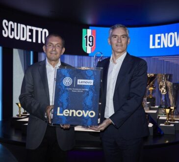 Lenovo y el Football Club Internazionale Milano (Inter) profundizan su asociación de varios años mediante el patrocinio en la codiciada