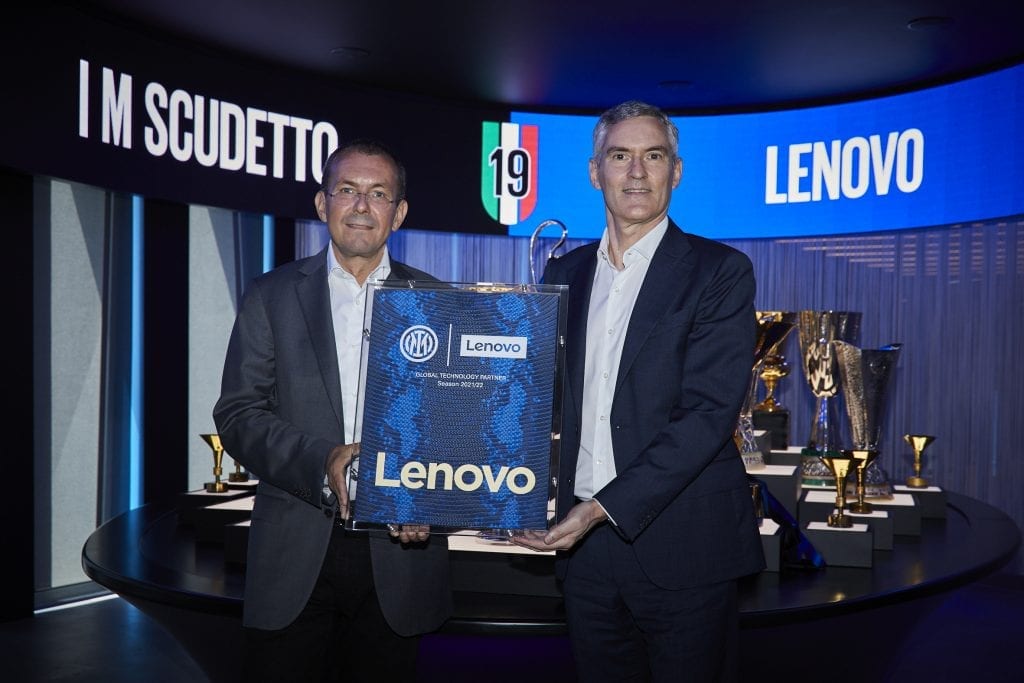 Lenovo y el Football Club Internazionale Milano (Inter) profundizan su asociación de varios años mediante el patrocinio en la codiciada