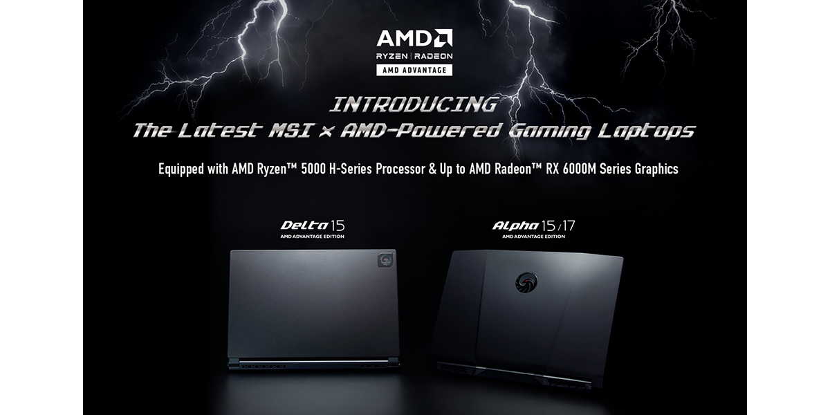 MSI anunció la nueva computadora portátil para juegos con tecnología AMD, Delta 15 y la renovada Alpha 15/17