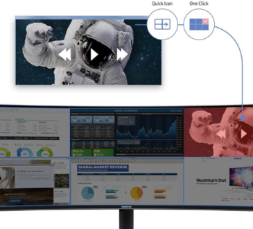 Samsung y la tecnología del software Easy Setting Box de Samsung las personas podrán visualizar en una misma pantalla múltiples ventanas