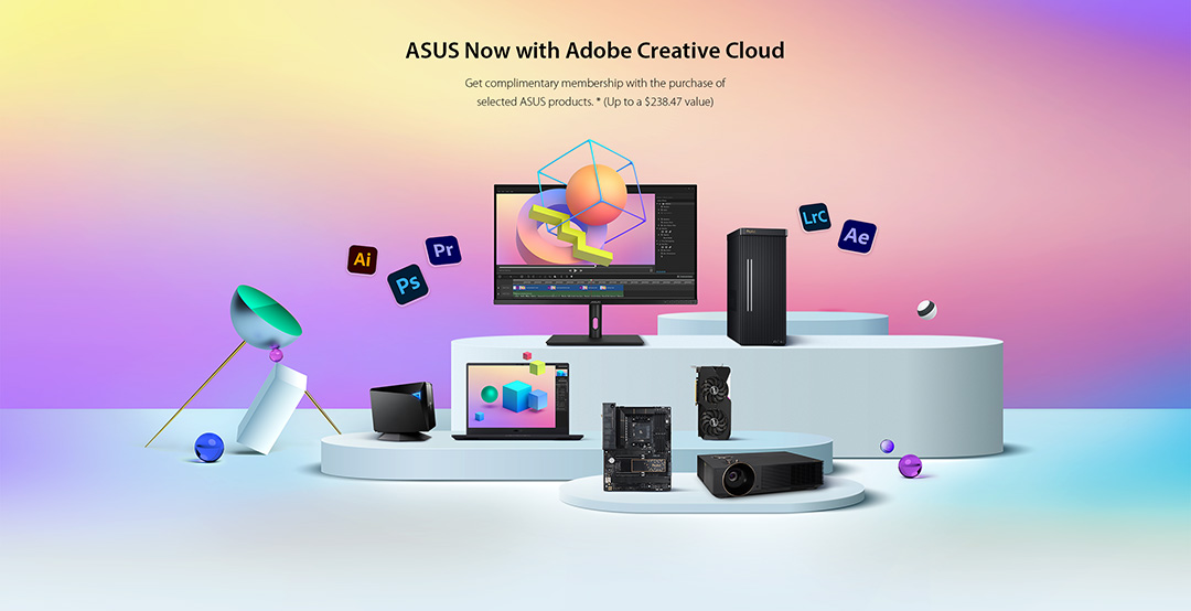 Para sacar lo mejor de las soluciones ProArt y de los creadores, ASUS recientemente celebró una asociación con Adobe