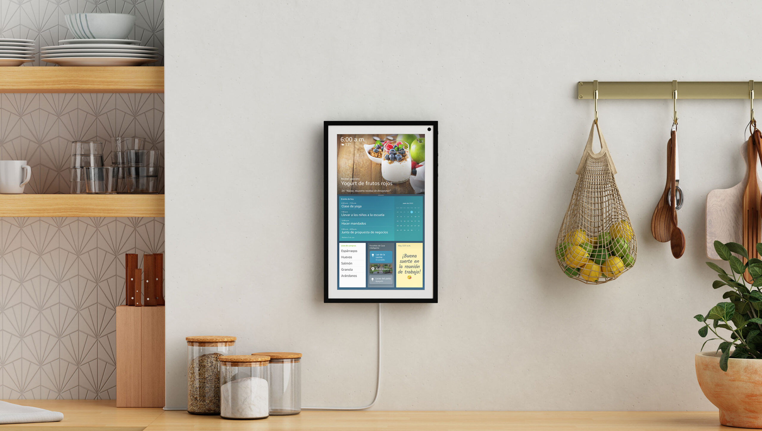 Amazon presentó el Echo Show 15, una nueva incorporación a la familia Echo Show que está diseñado para ser el corazón digital de tu hogar.