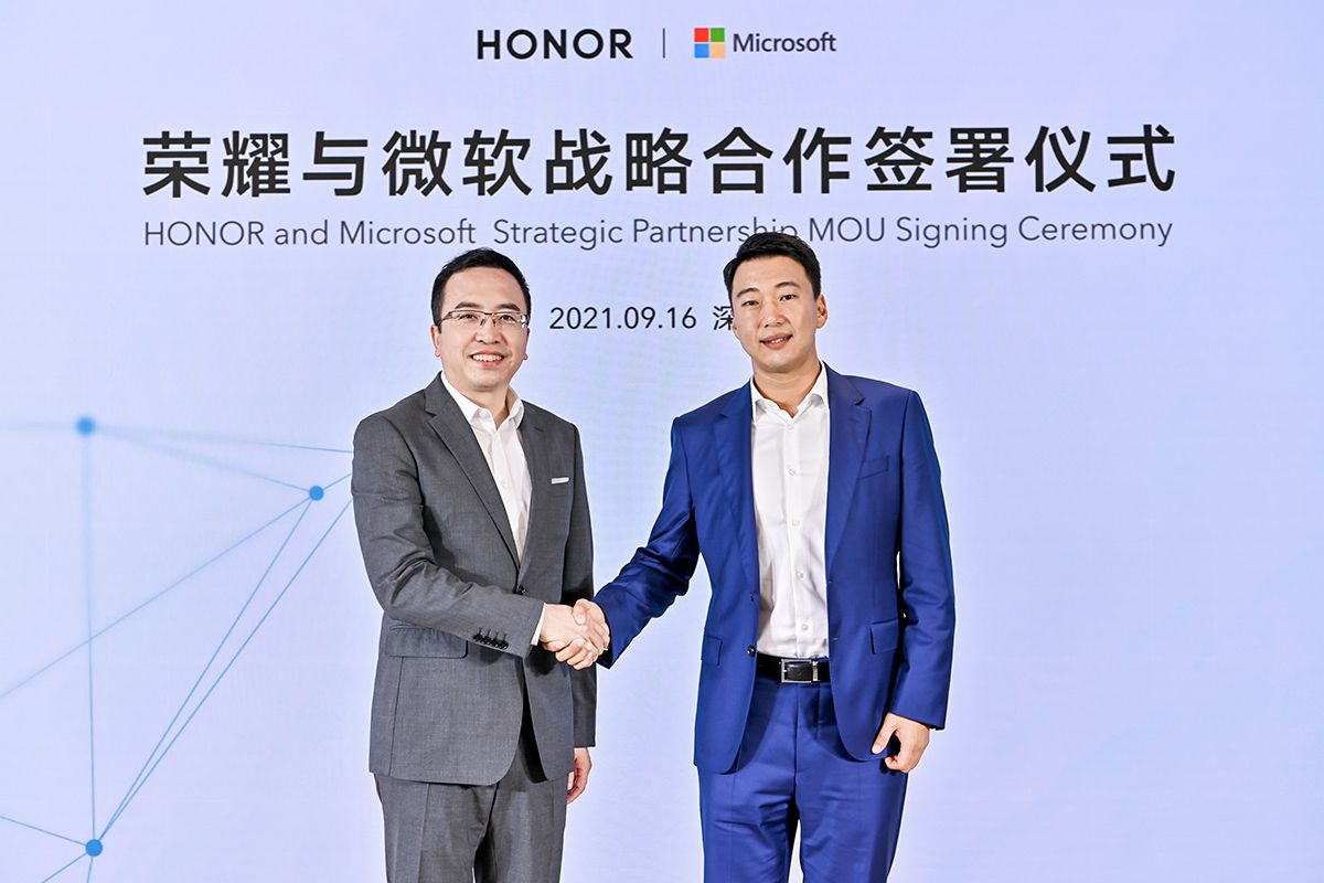HONOR anunció que ampliará la asociación estratégica con Microsoft en su nueva sede de Shenzhen. Acordaron que colaborarán estrechamente