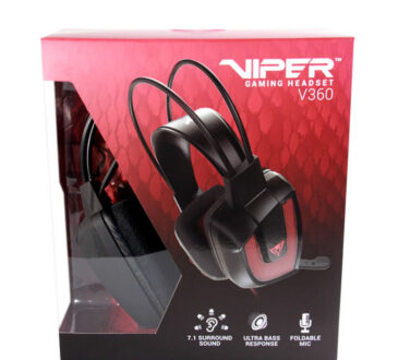 PATRIOT y VIPER GAMING de PATRIOT anunció el lanzamiento y la disponibilidad de su Headset 7.1 VIPER V360.