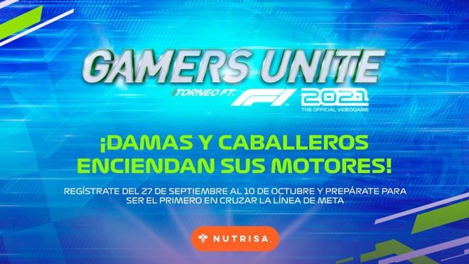 Gamers Unite pondrá a rugir los motores con su cuarto torneo, que estará dedicado a F1 2021 The Official Videogame.