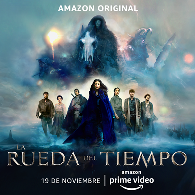 Amazon Prime Video lanzó el arte oficial de su próxima serie de fantasia, La Rueda del Tiempo, basada en la serie bestseller de libros
