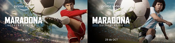 Amazon Prime Video dio a conocer el tráiler y arte oficial de la serie Amazon Original, Maradona: Sueño Bendito. La bioserie que mostrará
