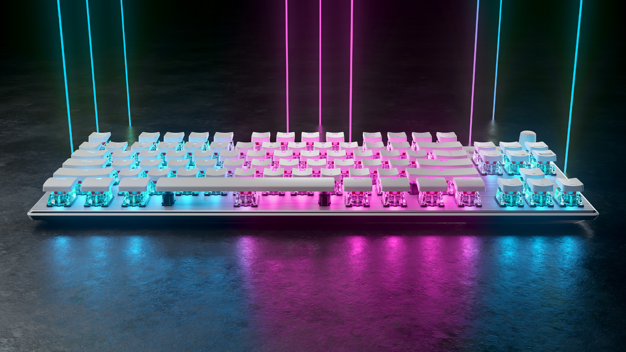 ROCCAT ha anunciado hoy su versión Arctic White del teclado Vulcan TKL Pro, lo que suma otra opción a su premiada serie de teclados