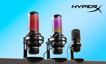 HyperX anunció que ha superado la distribución de un millón de micrófonos USB. Lanzado en el 2019, el micrófono USB HyperX QuadCast