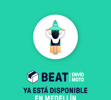 lanzó hace poco más de un año Beat Envío Moto, un servicio que resultó ser todo un éxito en la capital del país y que ahora llega a Medellín.