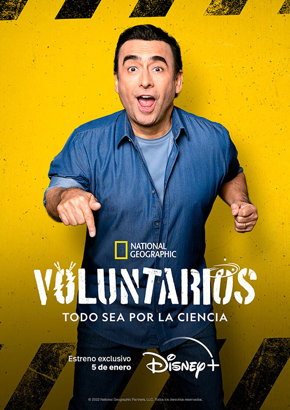 Voluntarios: todo sea por la ciencia, la nueva serie de National Geographic Original Productions, llega a Disney+ el 5 de enero