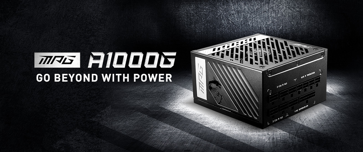 El MPG A1000G es la última unidad de fuente de alimentación para juegos de 1000 W de MSI diseñada para jugadores que buscan