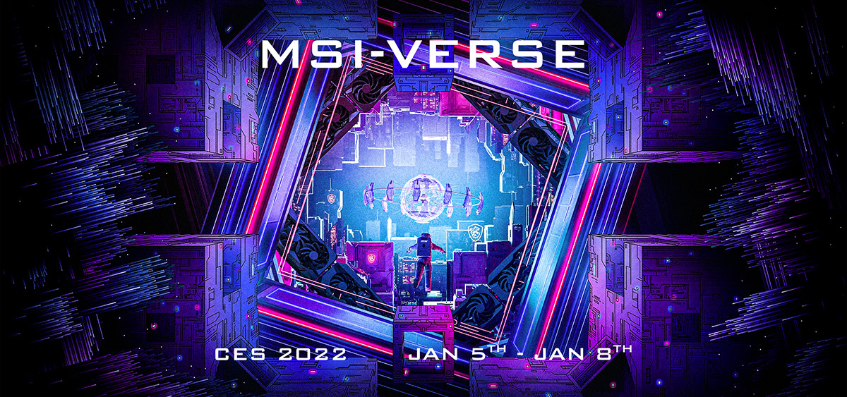 MSI organiza su evento virtual para presentar el MSI-VERSE y las últimas innovaciones para el Consumer Electronics Show 2022.