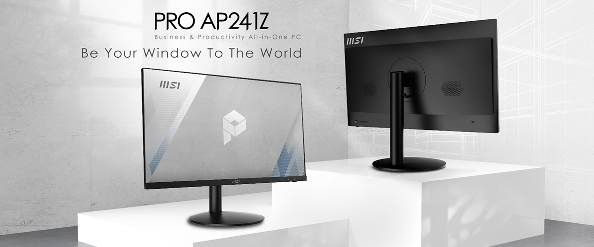 MSI ha anunciado el PRO AP241Z 5M All-in-One PC. Con potentes procesadores y tecnología para el cuidado de los ojos con un panel IPS