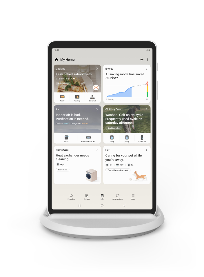 Samsung Electronics anunció el lanzamiento de Samsung Home Hub, una nueva e innovadora forma de administrar los electrodomésticos