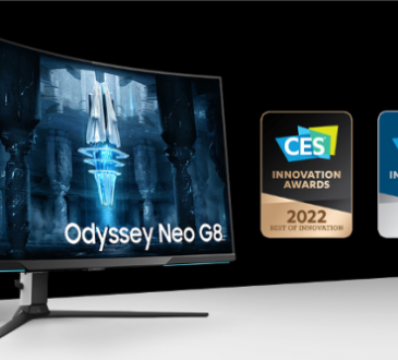 Samsung Electronics anunció que su monitor Odyssey Neo G8 de 32 pulgadas ganó el premio Best of Innovation en la categoría Gaming en CES