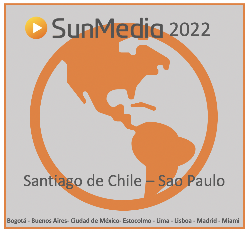 SunMedia sigue apostando a la expansión en el cono sur, ahora con el desembarco en Chile y en Brasil en el primer trimestre de 2022.